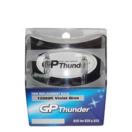 Gp-Thunder Xenon Headlamp Replacement Light Bulbs - Violet Blue GP134693